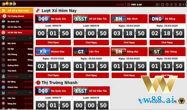 Những kiểu đánh lô đề tại nhà cái W88