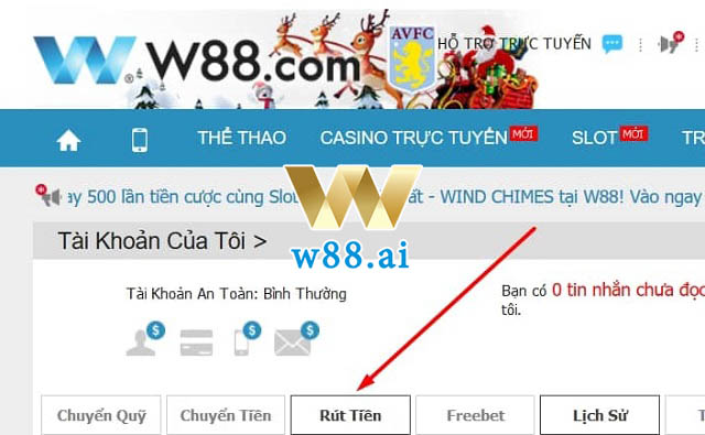 Các câu hỏi thường gặp khi rút tiền tại nhà cái W88