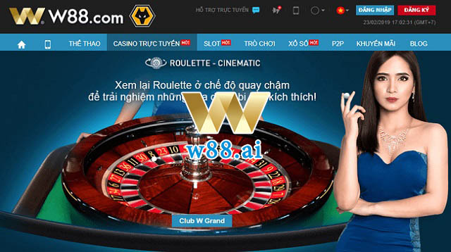 Luật chơi Roulette cơ bản tại nhà cái W88