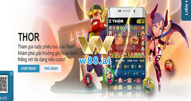 Các bước chơi Game Thor tại nhà cái W88