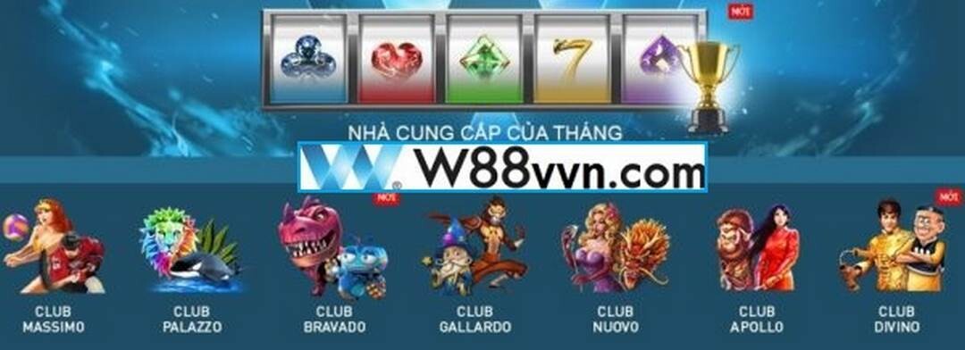 Giới thiệu những trò chơi thú vị thuộc danh mục Slot game W88