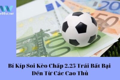 Bí Kíp Soi Kèo Chấp 2.25 Trái Bất Bại Đến Từ Các Cao Thủ