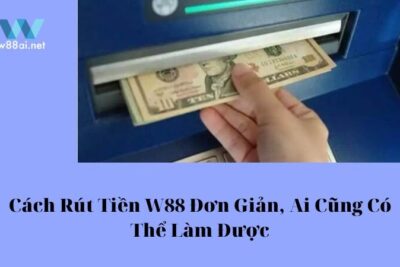 Cách Rút Tiền W88 Đơn Giản, Ai Cũng Có Thể Làm Được